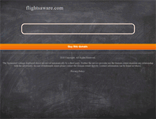 Tablet Screenshot of flightsaware.com